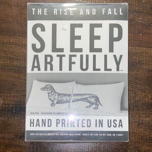 The Rise and Fall Sleep Artfully Pillowcase Set Dachshund Set